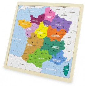 Jeux Montessori : Puzzle France