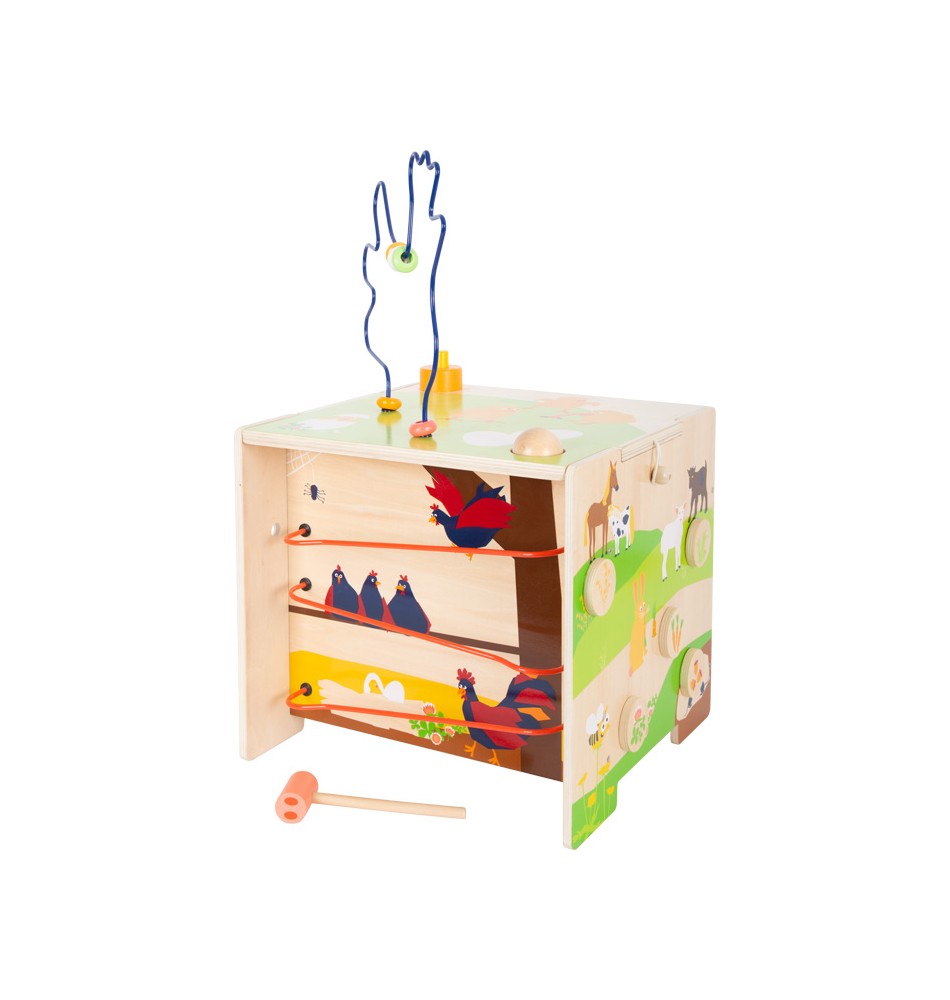 Jouet Montessori Cube d'activités en Bois KIDKRAFT