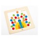Broderie enfant - Paon