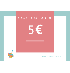 Carte cadeau 5€