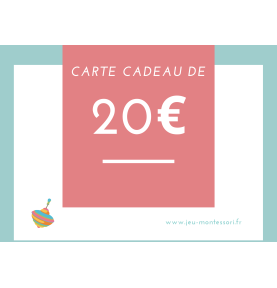 Carte cadeau 20€