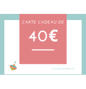 carte cadeau 40€