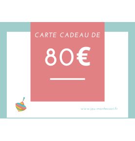 carte cadeau 80€