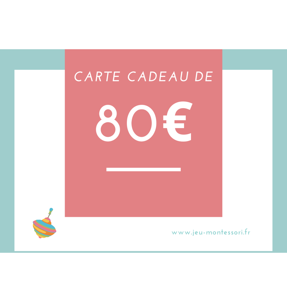 Carte cadeau 80€