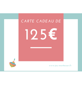 carte cadeau 125€