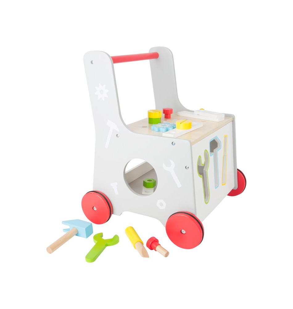 Pouss pouss bebe Trotteur bois & Jouet de construction