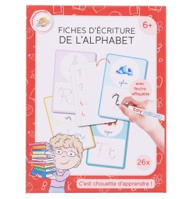 Petite tablette d'écriture en bois - Apprendre à écrire les lettres en cp