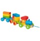 Grand Train en bois - Jouet Encastrement Montessori