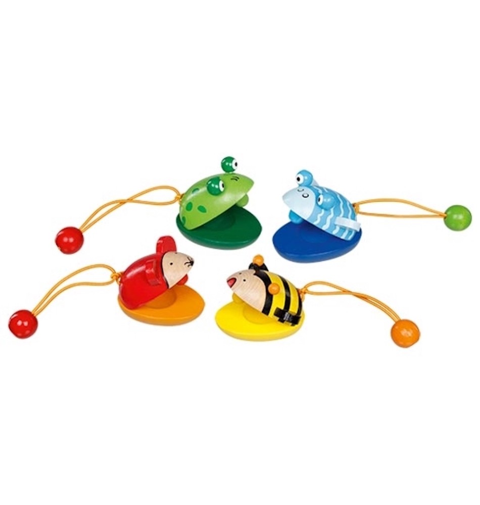 Castagnette : instrument - jouet montessori