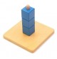 Cubes sur tige verticale - Motricité fine