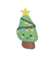 Figurine de Noël en argile à fabriquer - Sapin