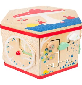 cube en bois bebe