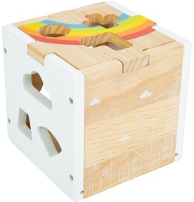 cube montessori bois