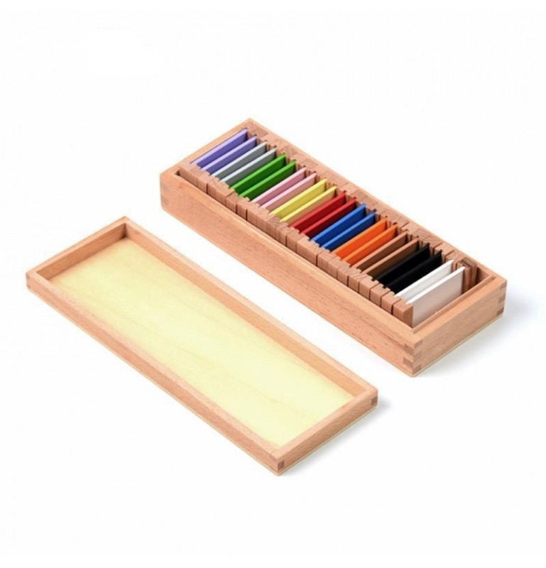 Première Boîte de Couleurs en Bois - activité sensorielle - jouet enfant  montessori