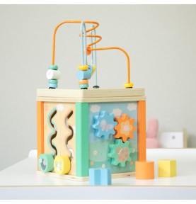 Cube de motricité - Cube éveil bébé - Jouets Montessori