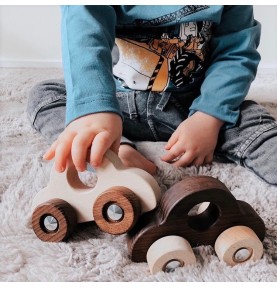 Première voiture - Voiture en bois bébé - Jouet bébé