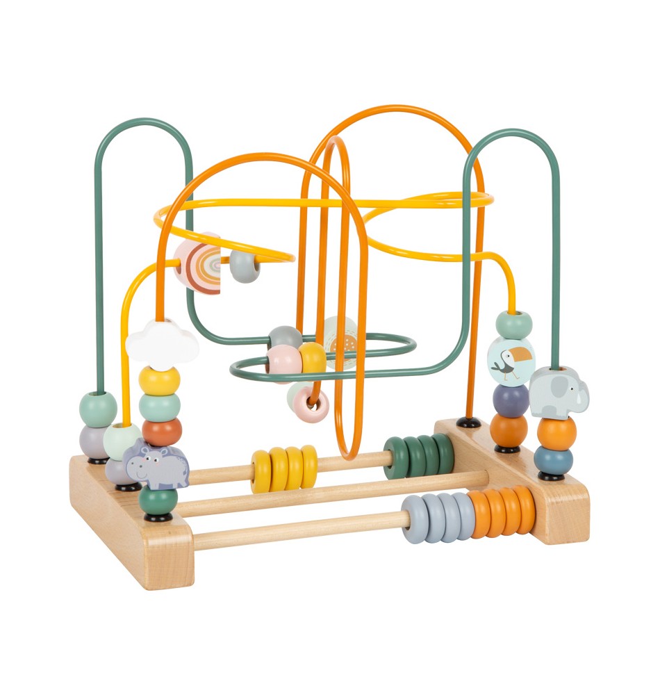 marque generique - circuit de motricité jeux en bois bebe 6 mois