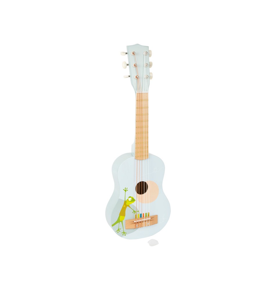 Guitare Janod - Guitare jouet musical en bois pour enfant dès 3 ans