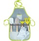 kit jardinier enfant : Tablier et Gants de jardinage enfant + Outils de jardinage