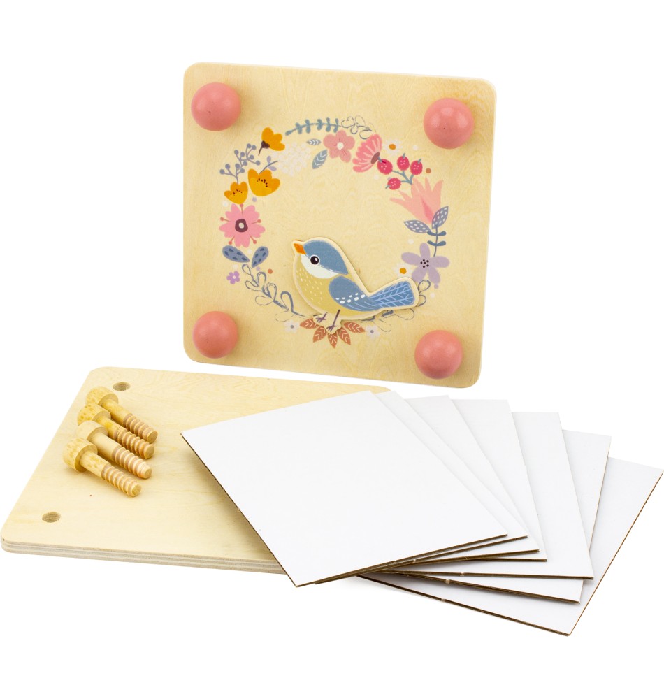 Kit Fleurs Pressées Presse à Fleurs Rayher 21x30 Cm - Kit Bois Et Carton - Pour Sécher Fleurs Et Feuilles - Loisir Créatif Kit Créatif Scrapbooking