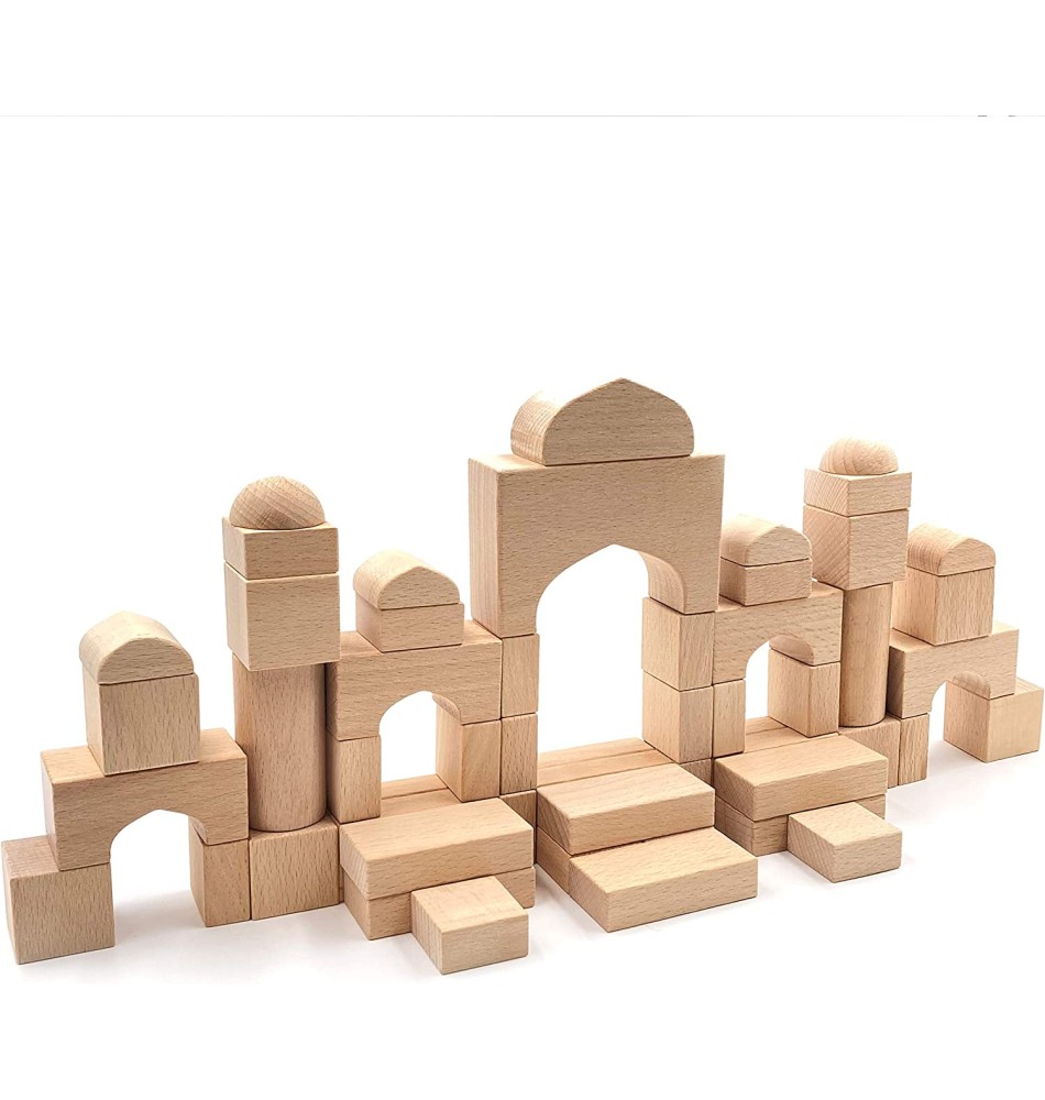 Jeux de construction en bois : Jouet Montessori