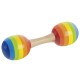 Hochet Montessori maracas - Double maracas Arc-en-ciel