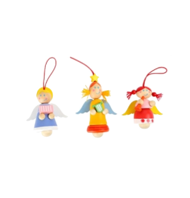 mini jouets en bois Noël
