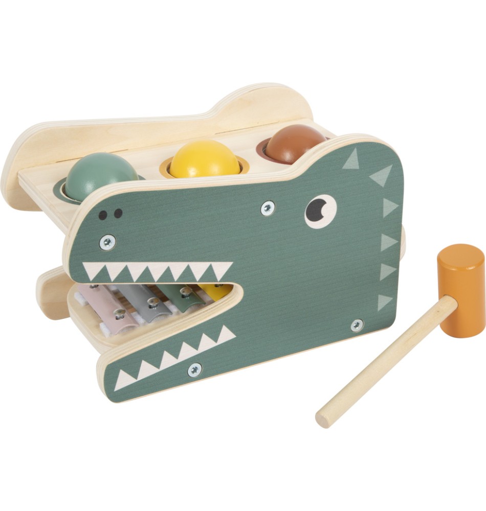 Xylophone enfant - Jouet à marteler - Jouet 2 en 1 - Crocodile