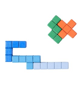 Jeux tetris en bois puzzle 3D montessori pour enfant - Un petit génie