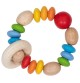 Hochet dentition - Perles en bois et couleurs