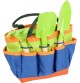 Kit de jardinage - Sac bleu + 3 outils