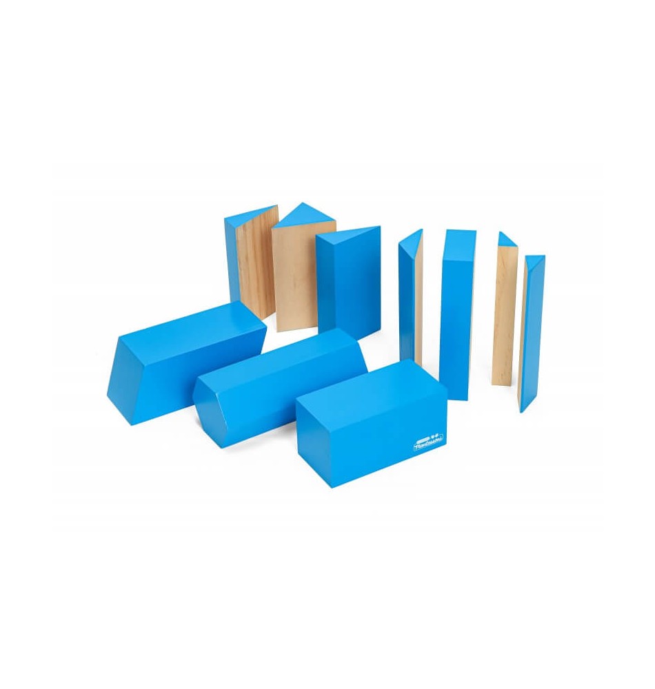 Jeu de Volumes Fractionnés en Bois Montessori - Apprentissage Ludique