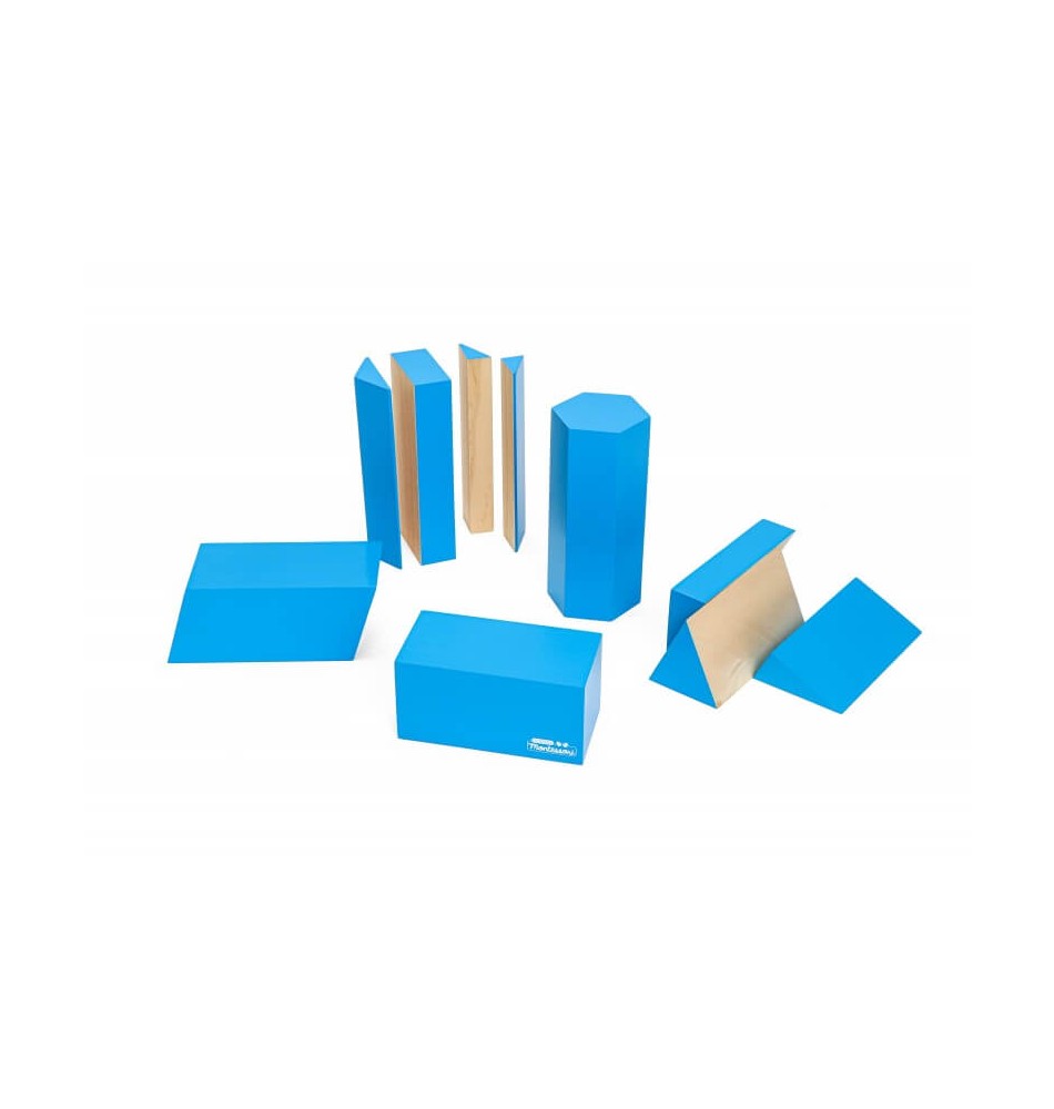 Jeu de Volumes Fractionnés en Bois Montessori - Apprentissage Ludique