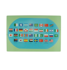 Apprentissage des pays et drapeaux