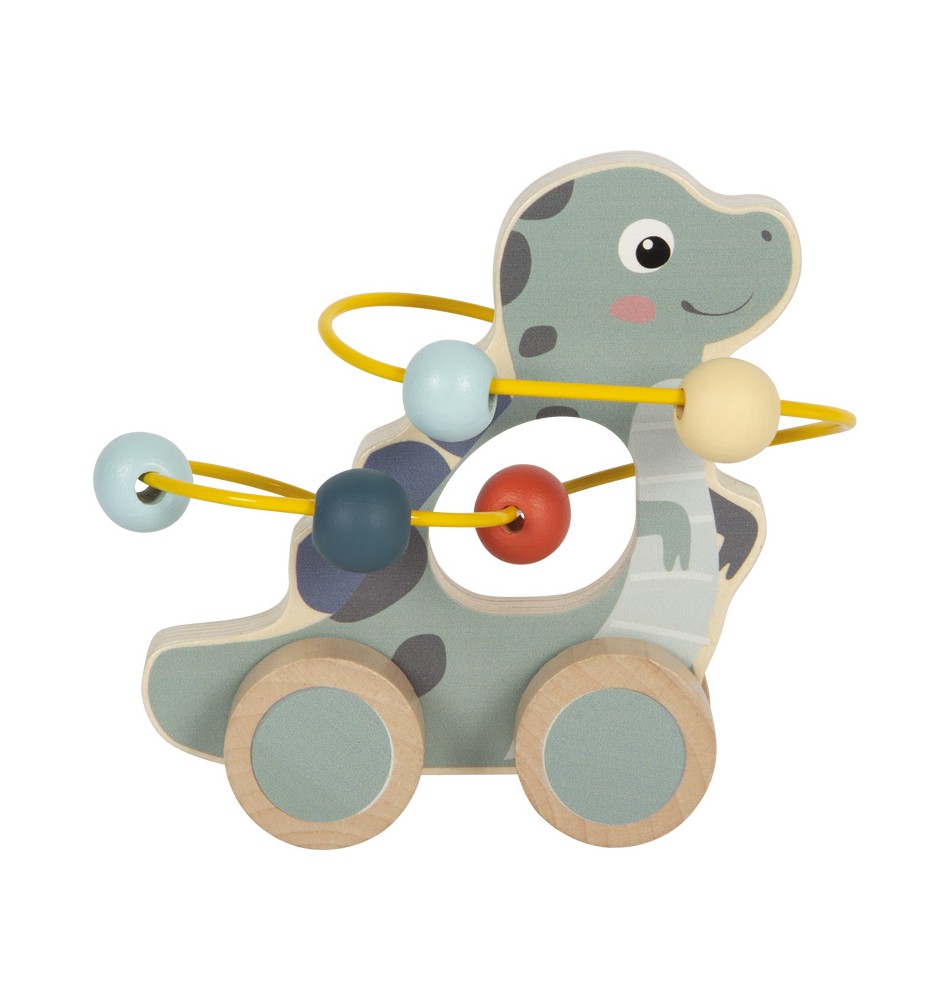 Boulier Circuit Motricité Relaxdays - Bois, Animaux, Jouet Éveil 1 An, Fille Et Garçon