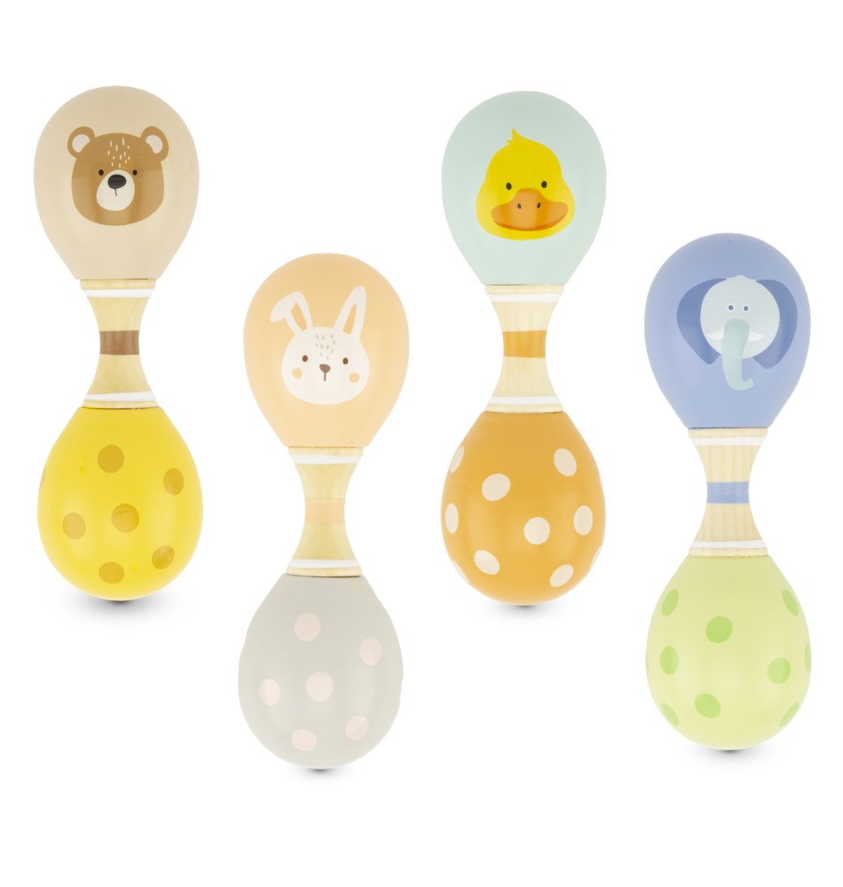 POGOLAB Instruments de Musique pour Enfant, Jouet en Bois Musicaux Montessori, Cadeau Garçons Filles 3, 4, 5 Ans, Instruments de Percussion avec Xylophone Tambour Maracas