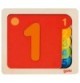 Puzzle de chiffres Montessori en bois – 5 étages, de 1 à 5