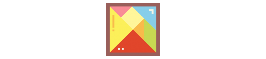 Tangram Montessori : Puzzle, casse tête & tangram Montessori