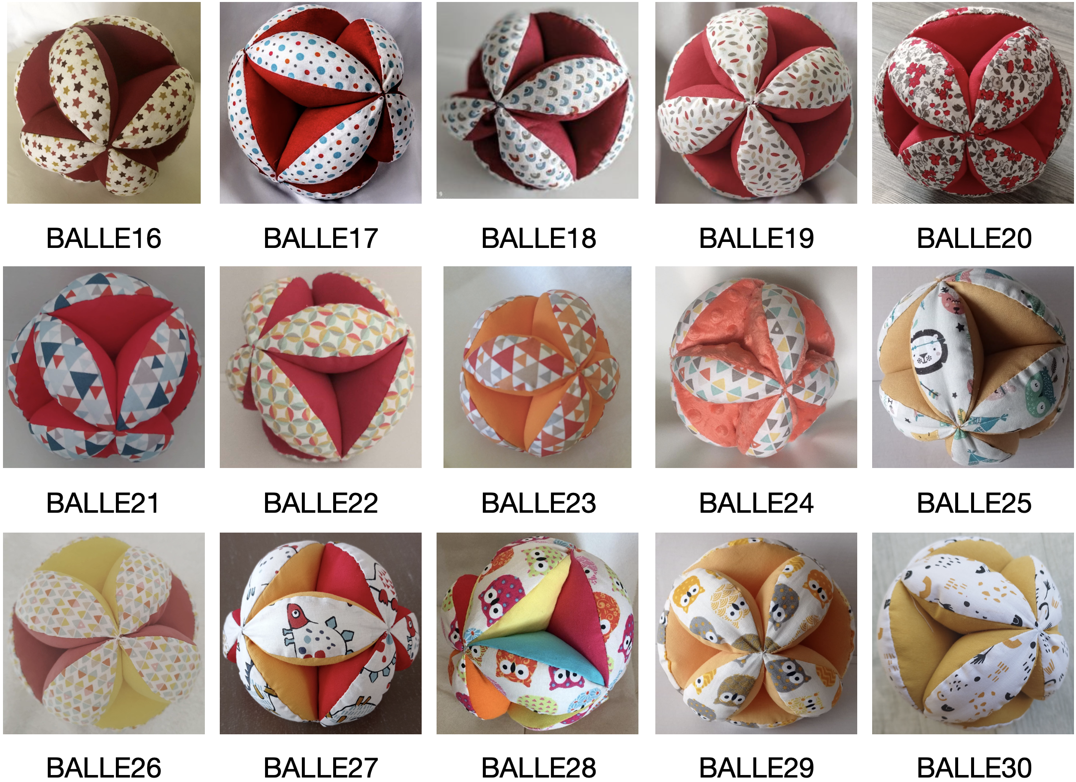 Lot de 20 balles sensorielles - So Montessori