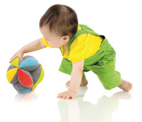 Balle de préhension bébé