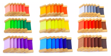 Montessori color chart