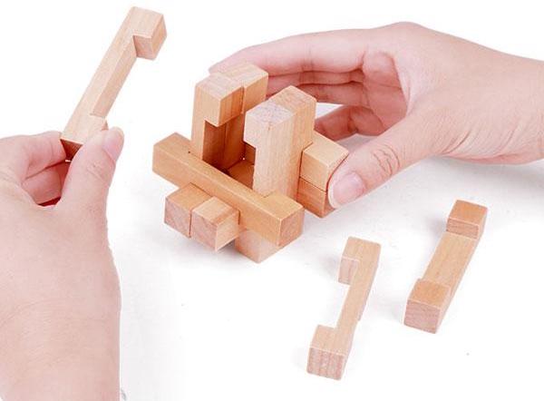 Jeux de logique - Casse tête en bois - À partir de 5 ans