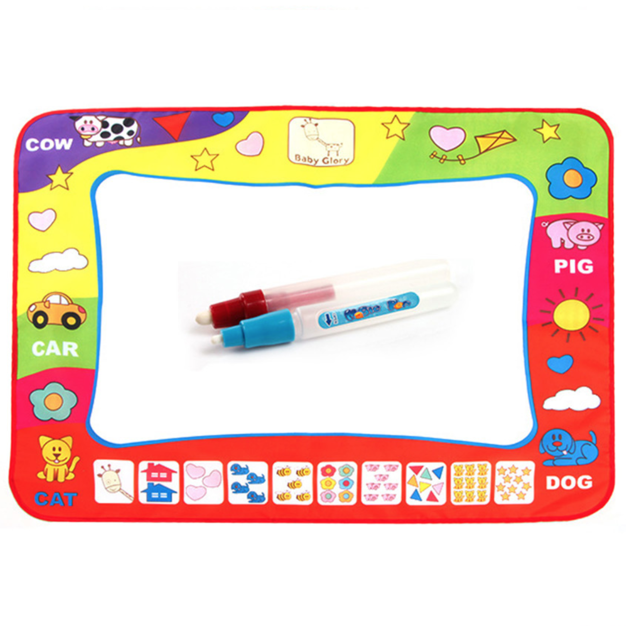 Reusable Water Doodle Mat - Mess-Free Magic Drawing - Vue 5