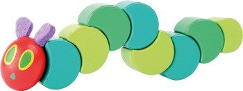 Wooden Flexible Grasping Rattle - Articulated Toy - Vue 10