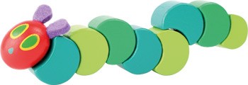 Wooden Flexible Grasping Rattle - Articulated Toy - Vue 12