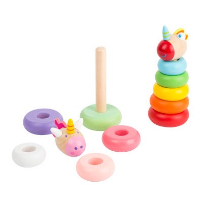 Wooden Lighthouse Stacking Rings Toy - Vue 3
