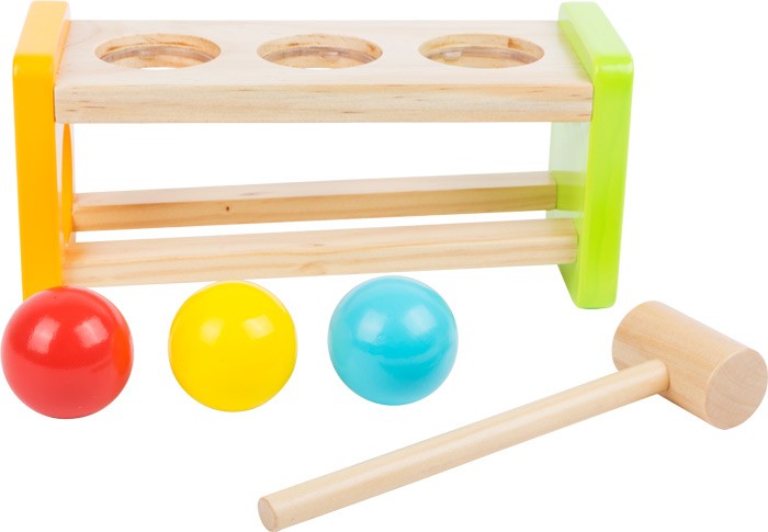 Arctic Ice Floe Wooden Hammer Bench Toy - Vue 4