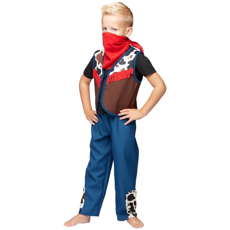 Children's Cowboy Fancy Dress Costume - Vue 2