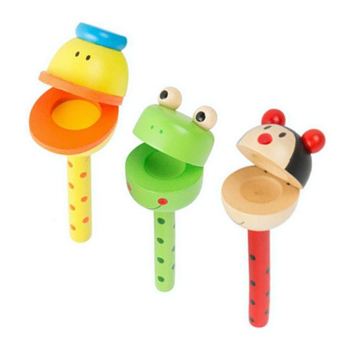 Children's Wooden Sea Animal Castanets - Vue 2