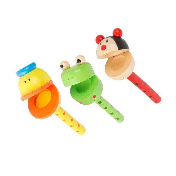Children's Wooden Sea Animal Castanets - Vue 3